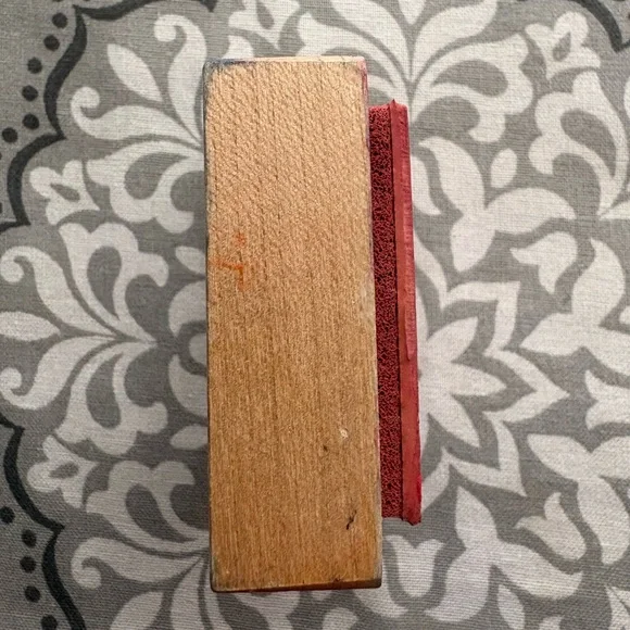 Vintage "This Book Belongs To" Rubber Stamp - Toy Scene - Picture 2 of 4